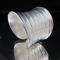 Fine Fashion Silver Rings Tribal BOHO Wave Shine Anello Handcrafted Hammered