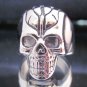Skull Rings Size 9 Men's Jewelry Male Satan Devil Hodeskalle Smykker ring mann