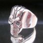 Skull Rings Size 9 Men's Jewelry Male Satan Devil Hodeskalle Smykker ring mann