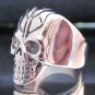 Skull Rings Size 9 Men's Jewelry Male Satan Devil Hodeskalle Smykker ring mann
