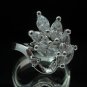Engagement Rings Size 7 CZ Clear White color female hunn inngrep smykker ring