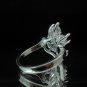 Engagement Rings Size 7 CZ Clear White color female hunn inngrep smykker ring