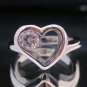 Engagement Rings Size 8 CZ Clear color Heart Theme hunn inngrep smykker ring