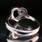 Engagement Rings Size 8 CZ Clear color Heart Theme hunn inngrep smykker ring
