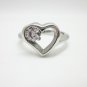 Engagement Rings Size 8 CZ Clear color Heart Theme hunn inngrep smykker ring