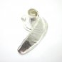 Fine Silver Pendants Elegant Spiral Roll Coil Shell Stylish Gorgeous Artisan