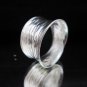 Fine Silver Ring Thai Hill Tribe Hammered Shine Schmuck Anello Artisan Ethnic