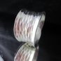 Fine Silver Ring Thai Hill Tribe Hammered Shine Schmuck Anello Artisan Ethnic