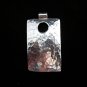 Pure Silver Pendants Hill tribe Hammered Square Shape Tribal Handcrafted
