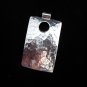 Pure Silver Pendants Hill tribe Hammered Square Shape Tribal Handcrafted