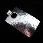 Pure Silver Pendants Hill tribe Hammered Square Shape Tribal Handcrafted