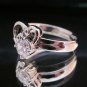 Engagement Rings Size 8 CZ Premium Love Heart theme hunn inngrep smykker ring