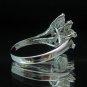 Engagement Rings Size 7 Bridal Elegant Beauty CZ hunn inngrep smykker ring