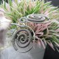 Thai Hill Tribe Earrings Pure Silver Ethnic Spiral Spring Coils