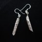 Hill Tribe Fine Silver Earrings thai karen tribal boho tube ER139 Tube Charming
