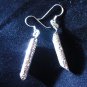 Hill Tribe Fine Silver Earrings thai karen tribal boho tube ER139 Tube Charming