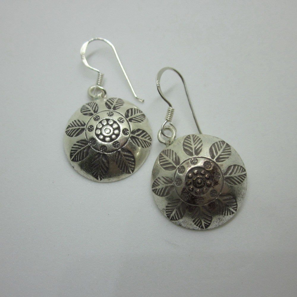 Handcrafted Earrings Fine Silver Dreamcatcher Theme Plata Aretes joyer&Atilde;&shy;a