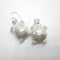 Handcrafted Earrings Sterling 925 Silver Dangle Turtles Plata Aretes joyerÃa
