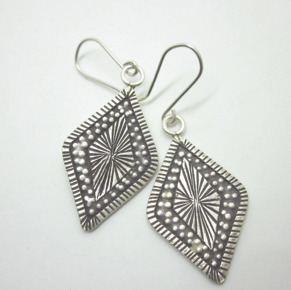 Handcrafted Earrings Sterling 925 Silver Dangle Balinese Plata Aretes joyer&Atilde;&shy;a