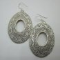 Handcrafted Earrings Sterling Silver Dangle Oval Tribal Plata Aretes joyerÃa