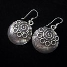 Thai Hill Tribe Earrings Fine Silver Ohrringe Silber Schmuck Spirale ER143