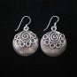 Thai Hill Tribe Earrings Fine Silver Ohrringe Silber Schmuck Spirale ER143