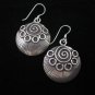 Thai Hill Tribe Earrings Fine Silver Ohrringe Silber Schmuck Spirale ER143
