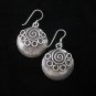 Thai Hill Tribe Earrings Fine Silver Ohrringe Silber Schmuck Spirale ER143
