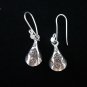 Fine Pure Silver Earrings Hill tribe Jewelry Dangle Tube Regional Tribal Asian