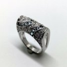 Fine Silver Sterling 925 Rings Jewelry Premium CZ Gemstone Anniversary Gift CZ42
