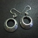 Hill Tribe Fine Silver Earrings Gorgeous Tribal Round Ethnic Dangle Artisan Hang