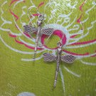 Hill Tribe Fine Sterling Silver Earrings Orecchini Dangle Dragonfly Insect