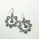 Fine Silver Sterling 925 Earrings Dangle Styles Vintage Spiral Filigree Sun Gift