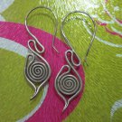 Hill Tribe Real Fine Sterling Silver Earrings Orecchini Fancy Luxury Filigree