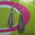 Chiangmai Hill Tribe Real Fine Sterling Silver Earrings Long Basket Weave Styles