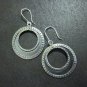 Hill Tribe Fine Sterling Silver Earrings Bohemien Hoop Ethnic Aretes &Atilde;&cedil;redobber