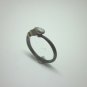 Vintage 925 Sterling Silver Rings Jewelry Black Color Egyptian Styles Size 7