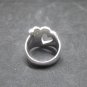 Fine Silver Sterling 925 Rings Fashion Jewelry Pink & CZ Twin Hearts Love Gift
