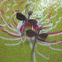 Thai Hill Tribe Real Fine Silver Earrings Orecchini 1" Love Dragonfly Hook Wear