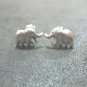 925 Fine Silver STUD Earrings Thailand Jewelry Accessories Small Elephant Gift