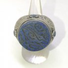 Islamic Rings 925 Sterling Silver Lapis Men Muslim Prophet Arabic R12 الإسلامية