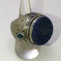 Islamic Rings 925 Sterling Silver Lapis Men Muslim Prophet Arabic R12 الإسلامية
