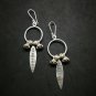Fine 925 Silver Earrings Vintage Hoop & Dangle Tibetan Styles