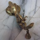 Brass Door Bells Candles Holders Lanterns Vintage Ganesh Hindu Elephant God