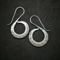 Fine 925 Silver Earrings Spiral sticky windy texture long drop