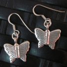 Fine Silver Earrings Sterling 925 Premium Argento Orecchini Butterfly cute Charm