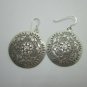 Orecchini d'argento Hill Tribe Fine Silver Earrings Dangles Round Gleaming Lux