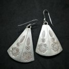 Fine 925 Silver Earrings Asian Arts Fashions Vintage Tribal Dangle 30x50 mm