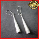 Fine Silver Earrings Sterling 925 Shining Stick Pole Women Fashions Dangles