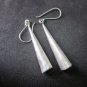 Fine Silver Earrings Sterling 925 Shining Stick Pole Women Fashions Dangles